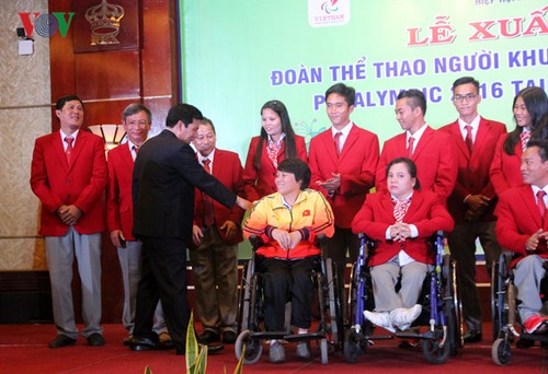 Vietnam’s athletes with disability depart for Brazil Paralympics - ảnh 2