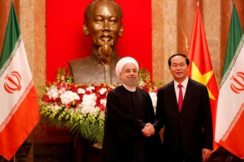 President Tran Dai Quang hosts a banquet for Iran’s President Rouhani - ảnh 1