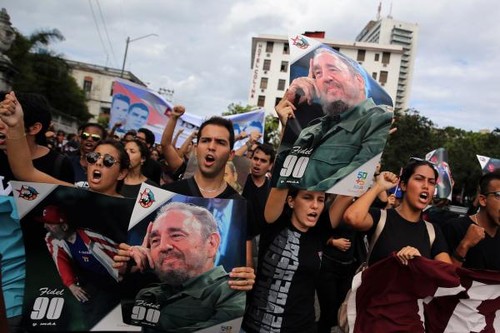 Cuban people mourn revolutionary leader Fidel Castro - ảnh 1