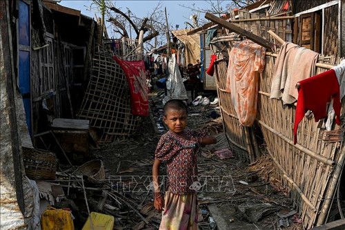 Millions of children affected by cyclone Mocha in Myanmar, Bangladesh - ảnh 1