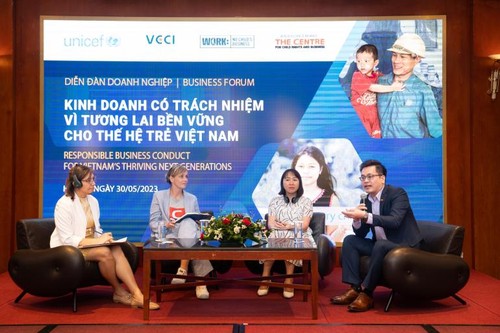 Conference discusses responsible business conduct respecting child rights - ảnh 1