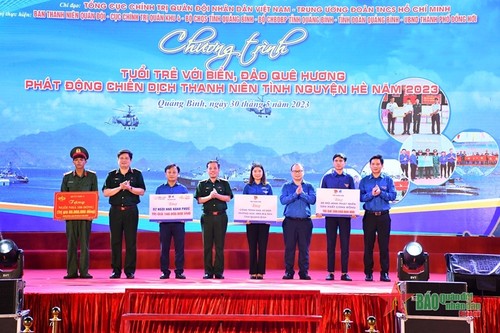 Quang Binh enhances communications of sea and islands among youth - ảnh 1
