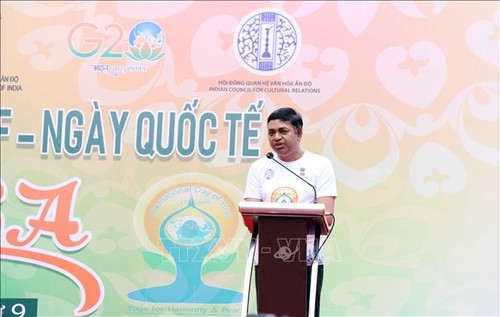 International Yoga Day celebrated in Ho Chi Minh City - ảnh 1