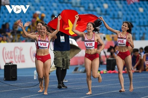 Vietnamese track&field win first gold at 2023 Asian Athletics Championships - ảnh 1