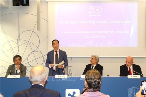 Vietnam-Italy Year 2023 wraps up in Milan - ảnh 1
