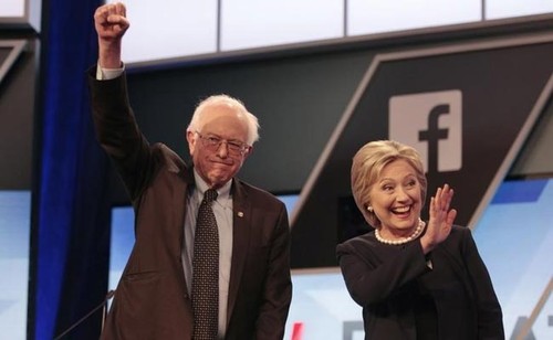 US election: Democratic candidates debate in Florida - ảnh 1