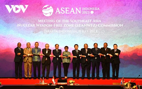 ASEAN determined to remain a region free of nuclear weapons: AMM-56 - ảnh 1