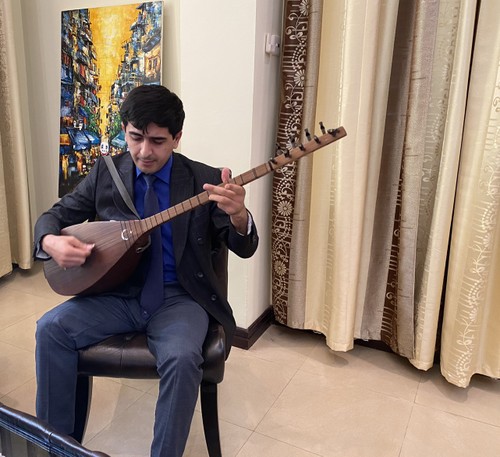 Saz – ancient stringed musical instrument of Azerbaijan, one of