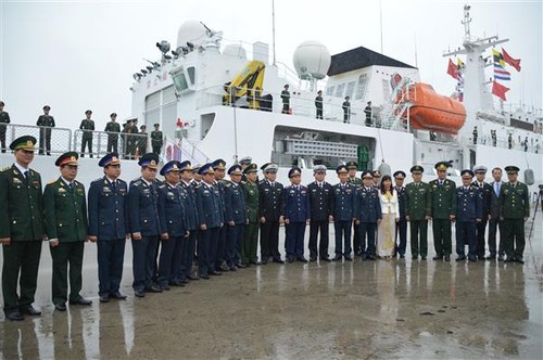 中国海警船访问海防市 - ảnh 1