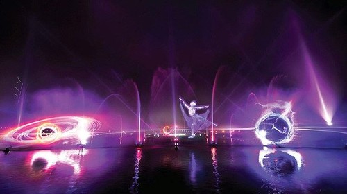 Dịp lễ 30/4, Laser show màn hình nước 3D chính thức có mặt tại Việt Nam - ảnh 4