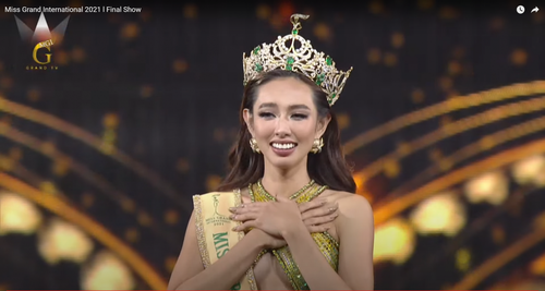 Cận cảnh nhan sắc của Hoa hậu Hòa bình Quốc tế 2021 Thùy Tiên - ảnh 1