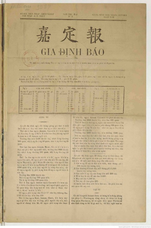 Triển lãm trực tuyến "Báo chí ở Việt Nam trước năm 1945" - ảnh 2