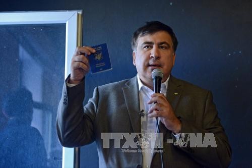 Ukraine: l'opposant Saakachvili libéré par ses partisans - ảnh 1