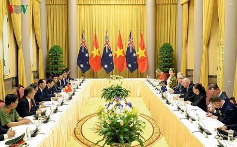 Entretien entre le président vietnamien et le gouverneur général d’Australie  - ảnh 1