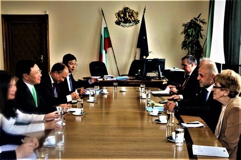 Pham Binh Minh en visite officielle en Bulgarie  - ảnh 2