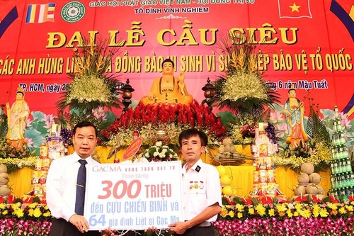 L’Église bouddhique du Vietnam prie pour les morts pour la Patrie - ảnh 2