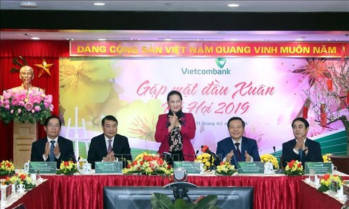 Reprise du travail après le Têt : Nguyên Thi Kim Ngân présente ses vœux de Nouvel an  - ảnh 1