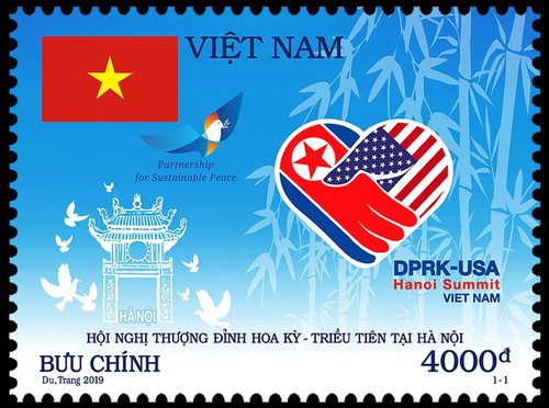 Un timbre en l’honneur du sommet USA-République populaire démocratique de Corée - ảnh 1