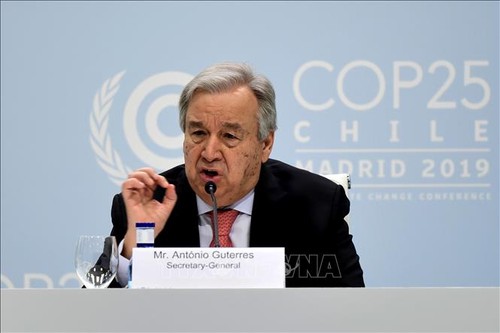 COP25: le monde doit choisir entre «espoir» et «capitulation» selon Guterres - ảnh 1