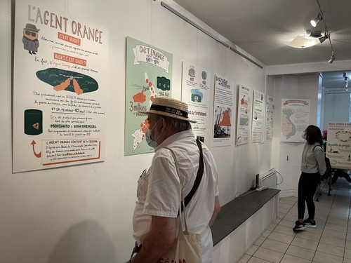 France : une exposition de peinture sur la catastrophe de l’agent orange au Vietnam   - ảnh 1