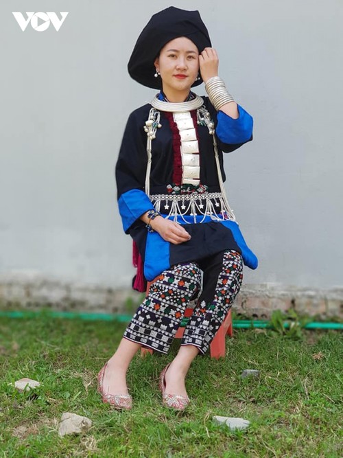 Nét riêng trong bộ trang phục truyền thống của người Dao Khâu Sìn Hồ - ảnh 7