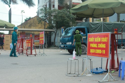 Các chốt kiểm soát dịch Covid-19 ở Thuận Thành là “lá chắn” ngăn chặn dịch bệnh lây lan - ảnh 1