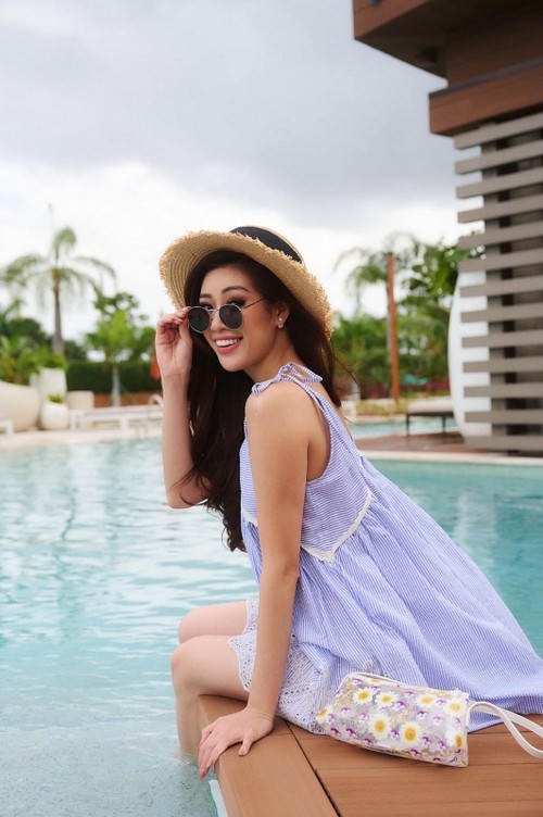 Khánh Vân trình diễn Kén Em, quảng bá ngành dệt may Việt Nam tại Miss Universe - ảnh 8