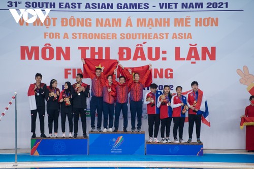 Lặn Việt Nam tiếp tục chứng tỏ vị thế "mỏ vàng" ở SEA Games 31 - ảnh 14