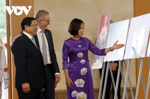 Toàn cảnh Thủ tướng Phạm Minh Chính chủ trì lễ đón chính thức Thủ tướng Australia - ảnh 5