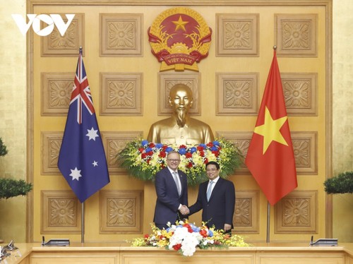 Toàn cảnh Thủ tướng Phạm Minh Chính chủ trì lễ đón chính thức Thủ tướng Australia - ảnh 7
