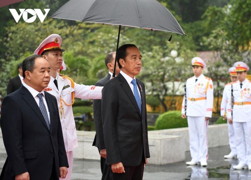 Tổng thống Indonesia vào Lăng viếng Chủ tịch Hồ Chí Minh - ảnh 4