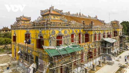 Cận cảnh điện Kiến Trung sắp mở cửa đón khách dịp Tết Giáp Thìn 2024 - ảnh 6