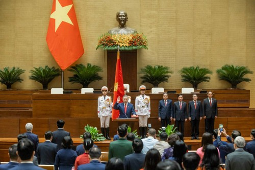 Toàn cảnh Lễ tuyên thệ và phát biểu nhậm chức của Chủ tịch nước Tô Lâm - ảnh 5