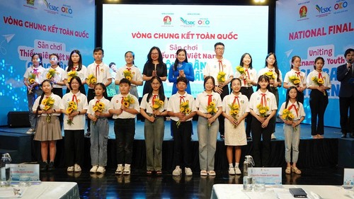 Học sinh Hà Nội giành giải Quán quân Sân chơi “Thiếu niên Việt Nam - Công dân toàn cầu” năm 2024  - ảnh 1