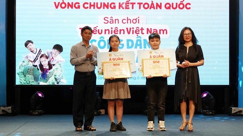 Học sinh Hà Nội giành giải Quán quân Sân chơi “Thiếu niên Việt Nam - Công dân toàn cầu” năm 2024  - ảnh 3