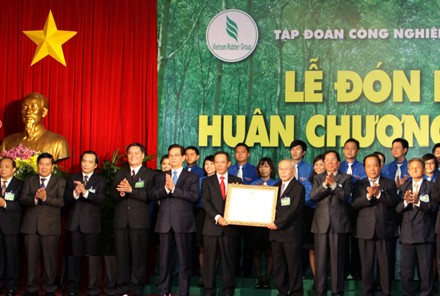 越南橡胶集团荣获金星勋章 - ảnh 1