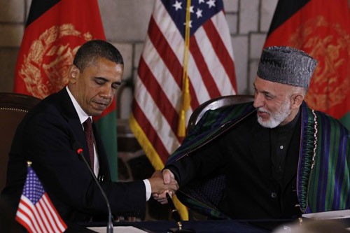 美国总统奥巴马突访阿富汗 - ảnh 1