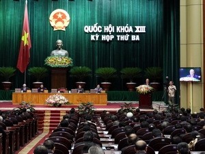 越南十三届国会三次会议开幕 - ảnh 1