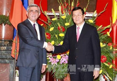 亚美尼亚总统萨尔基相圆满结束对越南的访问 - ảnh 1