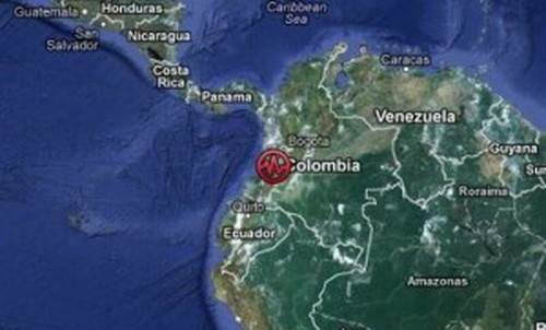 哥伦比亚发生强烈地震 - ảnh 1
