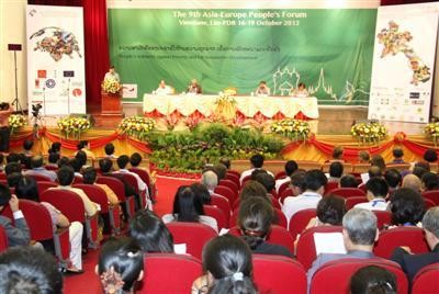  第九届亚欧人民论坛在老挝首都万象开幕 - ảnh 1