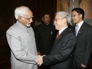 印度副总统哈米德.安萨里访问越南 - ảnh 1