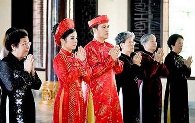 越族的婚俗 - ảnh 1
