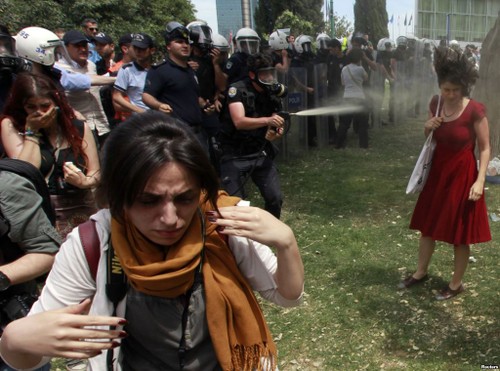 土耳其发生大规模游行示威 - ảnh 1