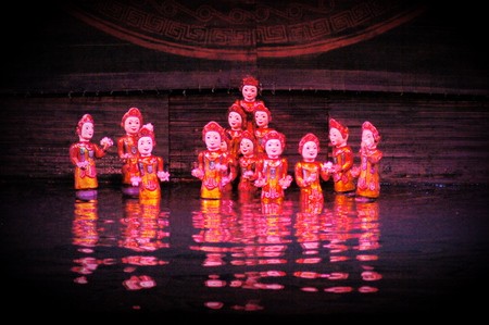 中国留学生镜头中的越南水上木偶 - ảnh 6