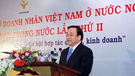 第二次旅外越南企业家和国内企业家见面会在林同省大叻市举行 - ảnh 1