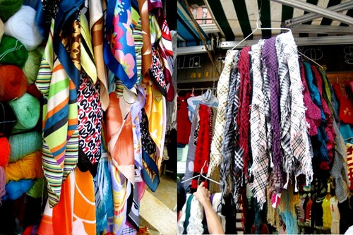 一条专卖围巾的河内著名街道——丁列街 - ảnh 3
