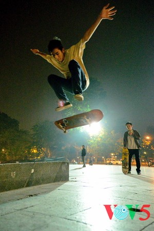 河内年轻人的滑板运动爱好 - ảnh 2
