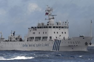  中国海监船进入日中争议岛屿海域 - ảnh 1