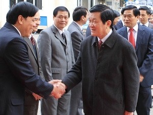 张晋创主席视察高平省 - ảnh 1